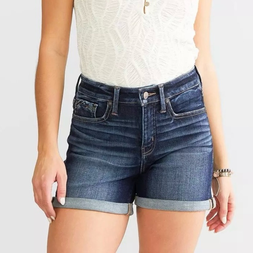 NWOT Buckle Black Fit No. 93 Mid-rise Stretch Jean Shorts Size 27